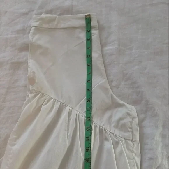 Anthropologie Corfu Ivory Wide Leg Pants, White Size 4 - Picture 5 of 9